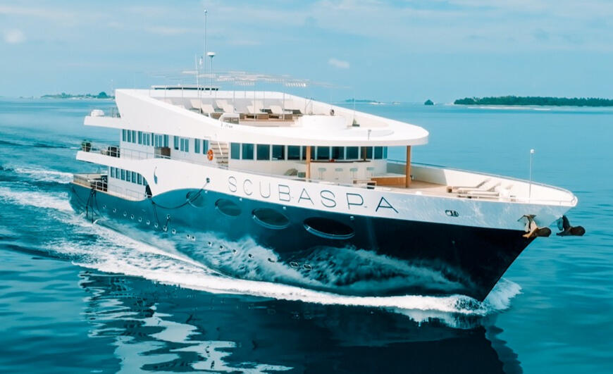 Safari-Yacht Scubaspa auf den Malediven
