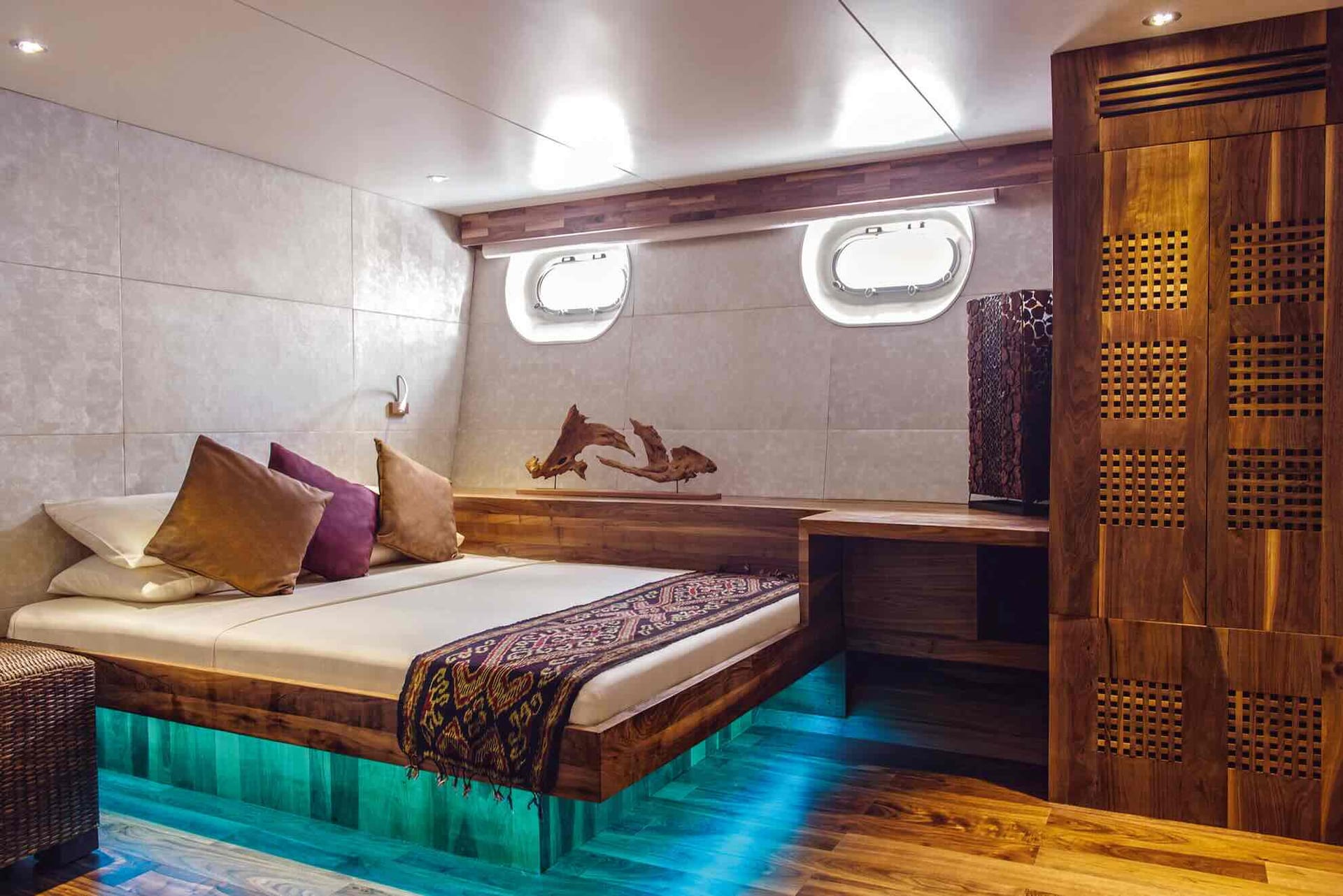 Sea Star Suite auf dem Unterdeck der SCUBASPA